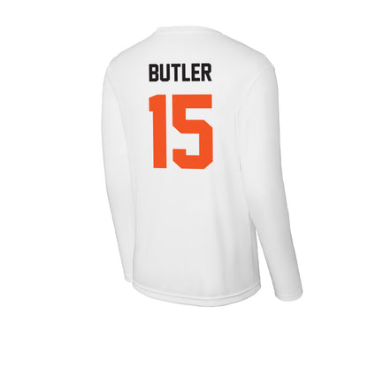 Oklahoma State - NCAA Women's Basketball : Brenna Butler - Activewear Long Sleeve T-Shirt-1