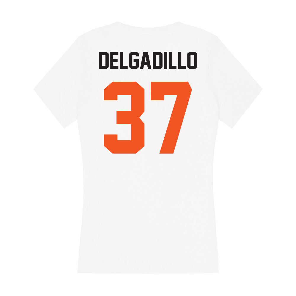 Oklahoma State - NCAA Softball : Megan Delgadillo - Women's V-Neck T-Shirt-1