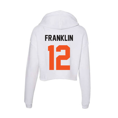 Oklahoma State - NCAA Football : Kamryn Franklin - Women's Crop Fleece Hoodie-1