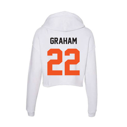 Oklahoma State - NCAA Women's Soccer : Makenzie Graham - Women's Crop Fleece Hoodie-1