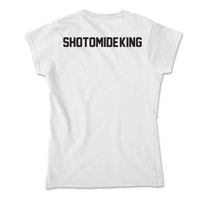 Oklahoma State - NCAA Football : Ayo Shotomide-King - Soft Style Women’s T-Shirt-1