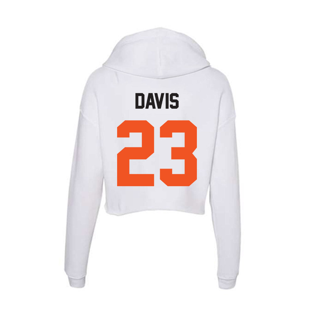 Oklahoma State - NCAA Softball : Saylor Davis - Women's Crop Fleece Hoodie-1