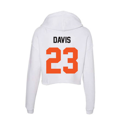 Oklahoma State - NCAA Softball : Saylor Davis - Women's Crop Fleece Hoodie-1