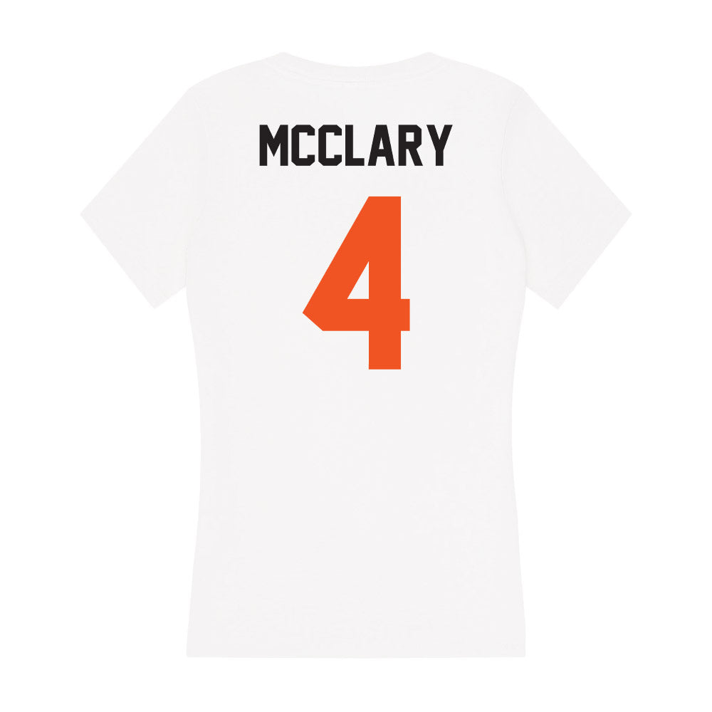 Oklahoma State - NCAA Women's Soccer : Shyann Mcclary - Women's V-Neck T-Shirt-1