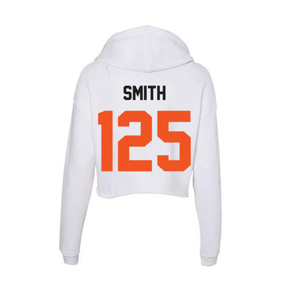 Oklahoma State - NCAA Wrestling : Sam Smith - Women's Crop Fleece Hoodie-1