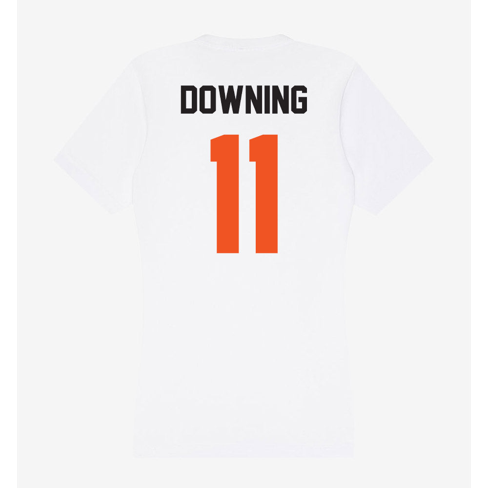 Oklahoma State - NCAA Softball : Preslee Downing - Women's V-Neck T-Shirt-1