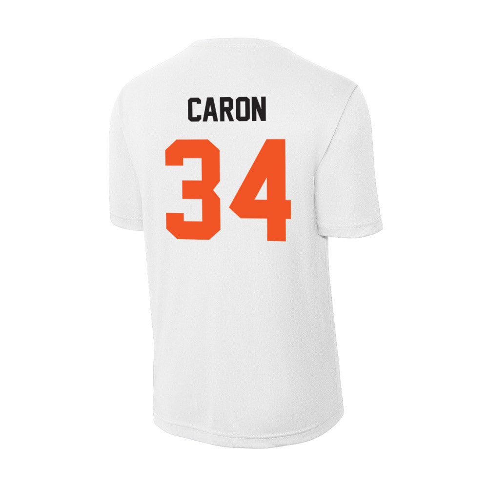 Oklahoma State - NCAA Men's Basketball : Tyler Caron - Activewear T-shirt