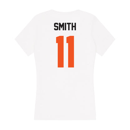 Oklahoma State - NCAA Football : Dylan Smith - Women's V-Neck T-Shirt-1