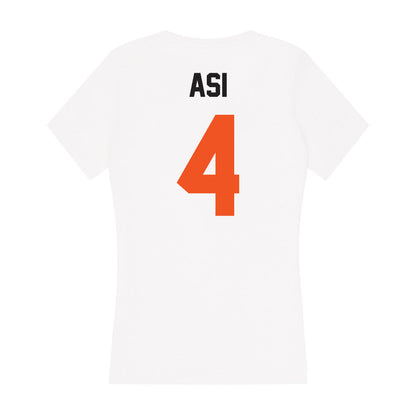 Oklahoma State - NCAA Women's Basketball : Anna Gret Asi - Women's V-Neck T-Shirt-1