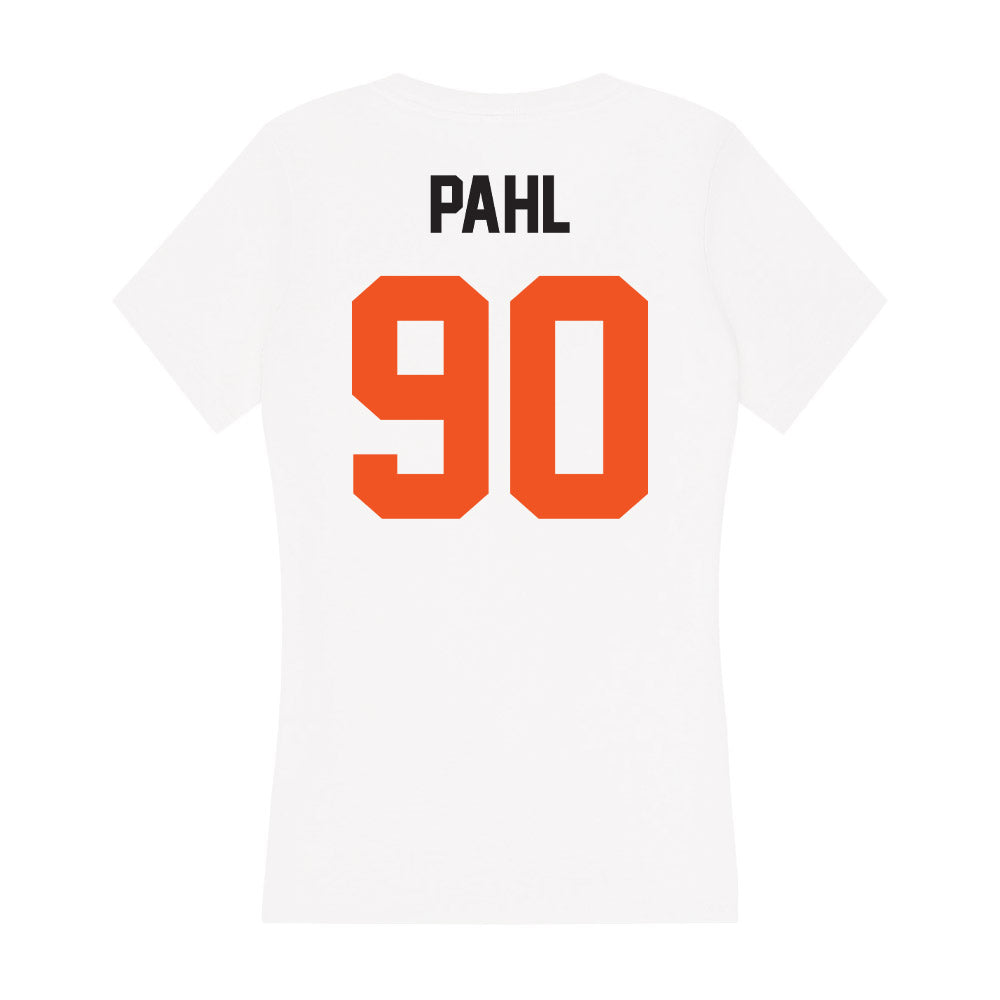 Oklahoma State - NCAA Football : Wes Pahl - Women's V-Neck T-Shirt-1