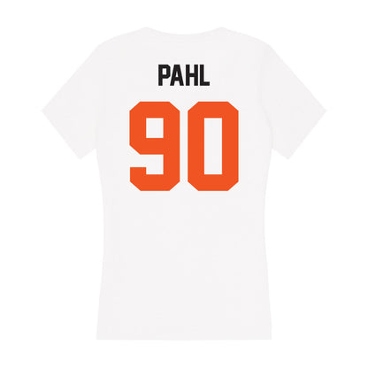 Oklahoma State - NCAA Football : Wes Pahl - Women's V-Neck T-Shirt-1