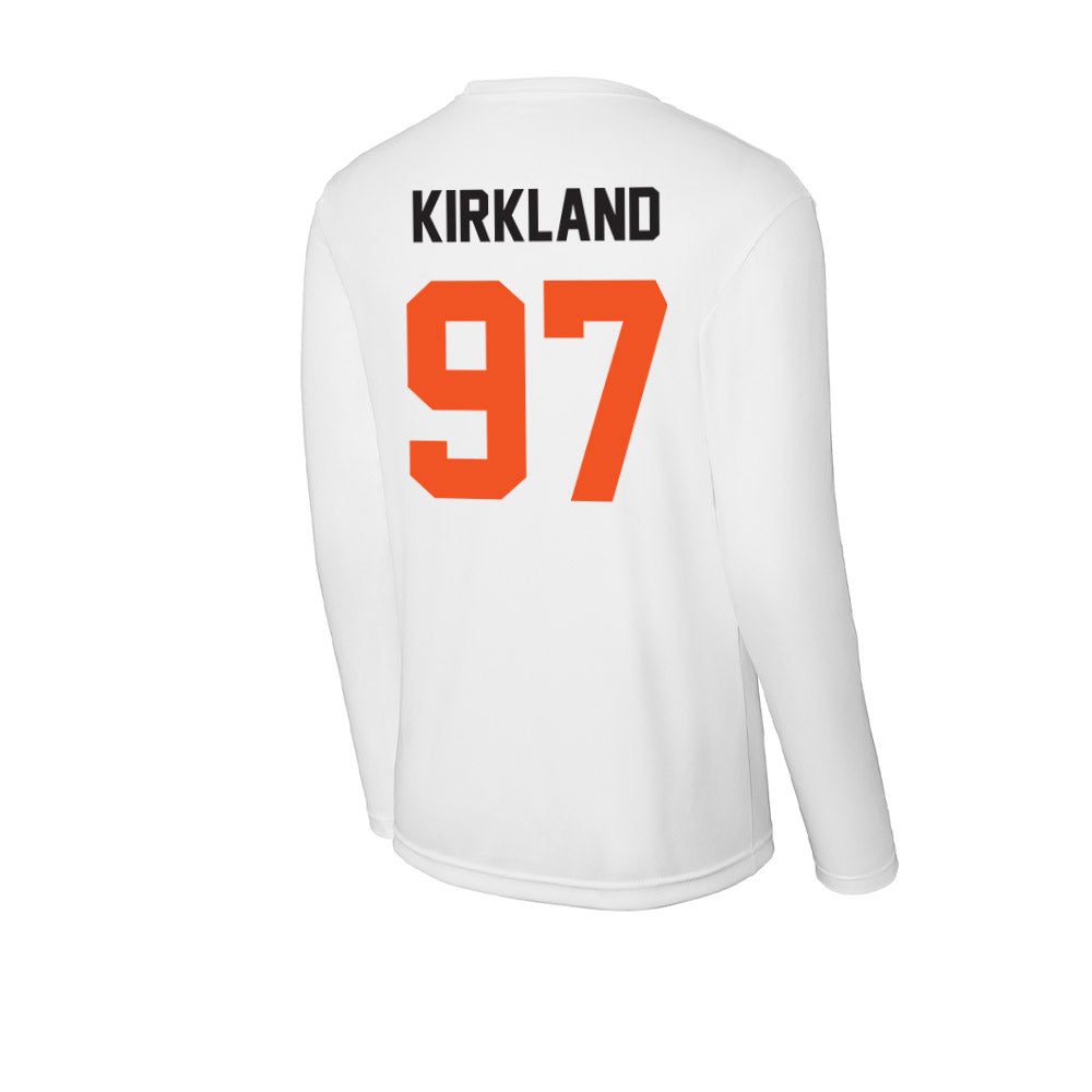 Oklahoma State - NCAA Football : Justin Kirkland - Activewear Long Sleeve T-Shirt