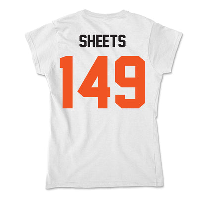 Oklahoma State - NCAA Wrestling : Cutter Sheets - Soft Style Women’s T-Shirt-1