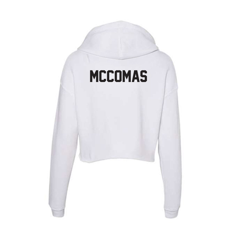 Oklahoma State - NCAA Wrestling : JJ Mccomas - Women's Crop Fleece Hoodie-1