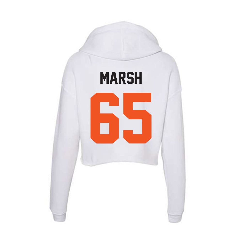 Oklahoma State - NCAA Football : Hilton Marsh - Women's Crop Fleece Hoodie-1