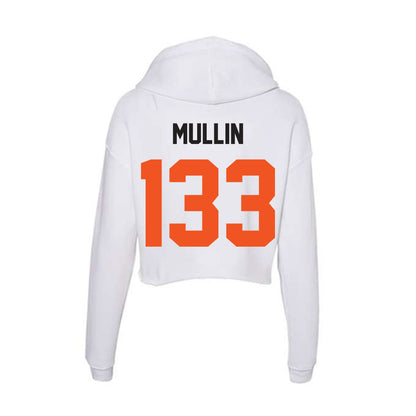 Oklahoma State - NCAA Wrestling : Jim Mullin - Women's Crop Fleece Hoodie-1