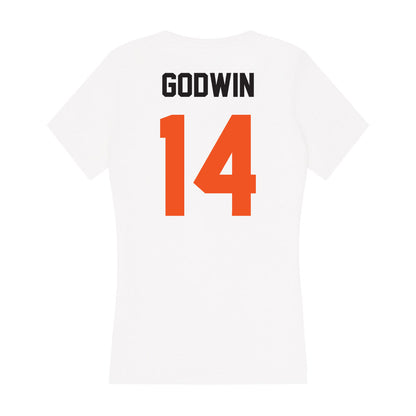 Oklahoma State - NCAA Softball : Karli Godwin - Women's V-Neck T-Shirt-1