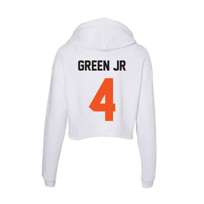 Oklahoma State - NCAA Football : Alexis Green Jr - Women's Crop Fleece Hoodie-1