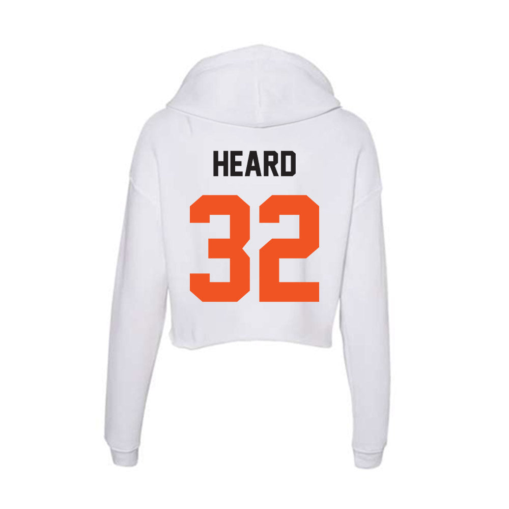 Oklahoma State - NCAA Women's Basketball : Stailee Heard - Women's Crop Fleece Hoodie-1