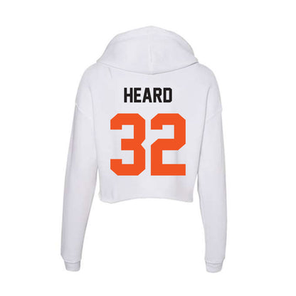 Oklahoma State - NCAA Women's Basketball : Stailee Heard - Women's Crop Fleece Hoodie-1