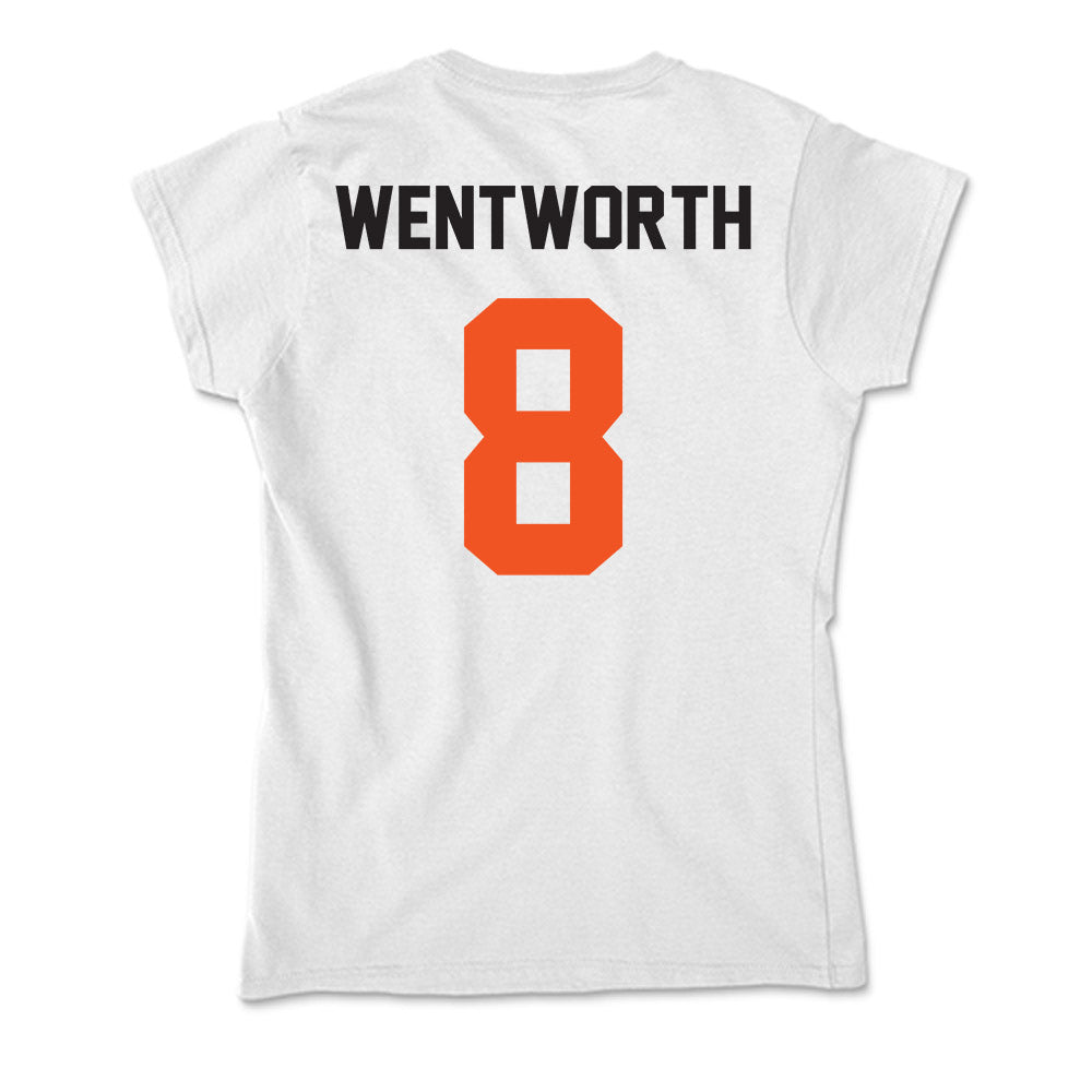 Oklahoma State - NCAA Baseball : TP Wentworth - Soft Style Women’s T-Shirt-1