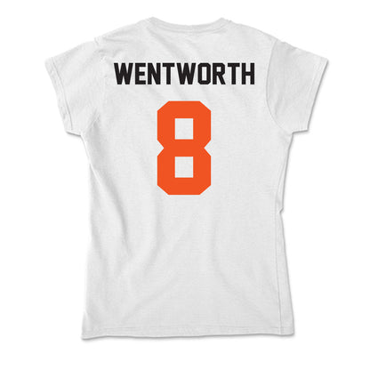 Oklahoma State - NCAA Baseball : TP Wentworth - Soft Style Women’s T-Shirt-1