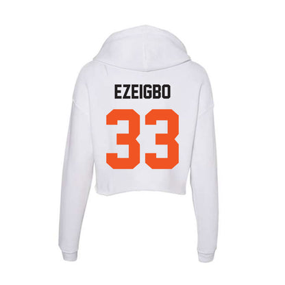 Oklahoma State - NCAA Football : Obi Ezeigbo - Women's Crop Fleece Hoodie-1