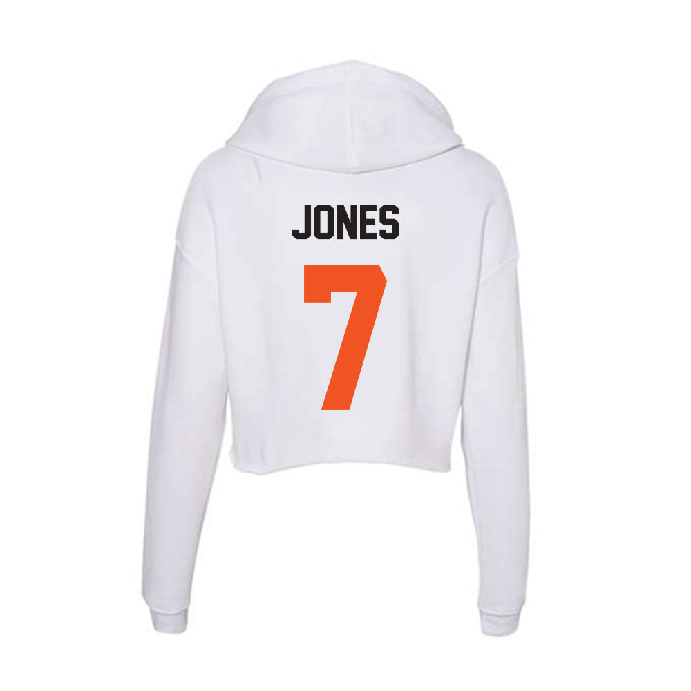 Oklahoma State - NCAA Softball : Aubrey Jones - Women's Crop Fleece Hoodie-1