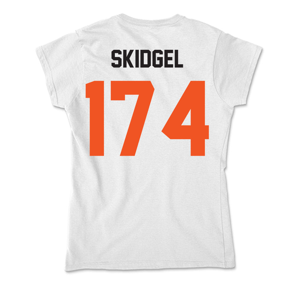 Oklahoma State - NCAA Wrestling : Blake Skidgel - Soft Style Women’s T-Shirt-1