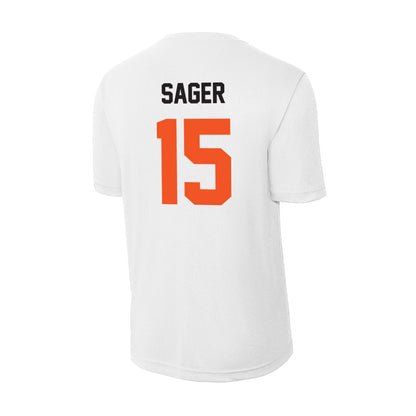 Oklahoma State - NCAA Men's Basketball : Carson Sager - Activewear T-shirt