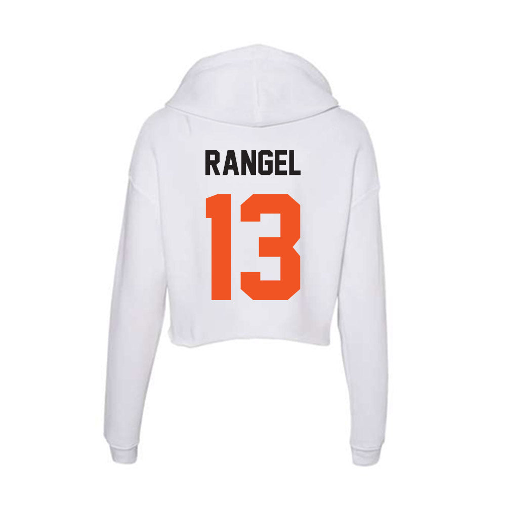 Oklahoma State - NCAA Football : Garret Rangel - Women's Crop Fleece Hoodie-1