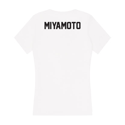 Oklahoma State - NCAA Women's Tennis : Ayumi Miyamoto - Women's V-Neck T-Shirt-1