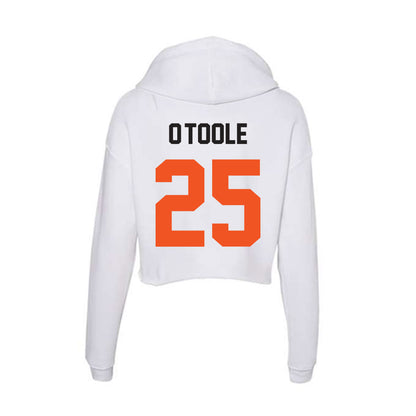 Oklahoma State - NCAA Baseball : Evan O'Toole - Women's Crop Fleece Hoodie-1