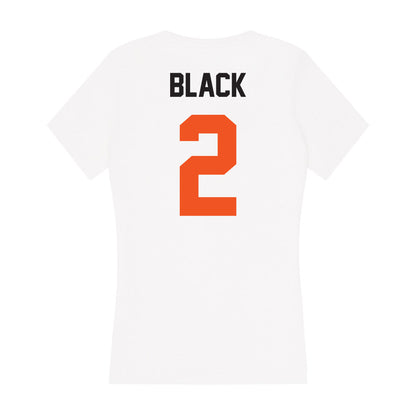 Oklahoma State - NCAA Football : Korie Black - Women's V-Neck T-Shirt-1