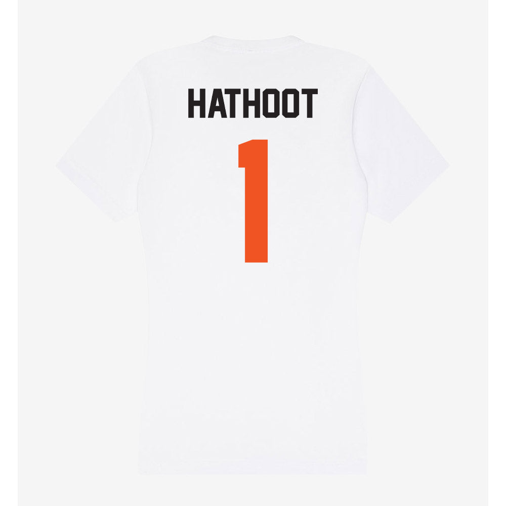 Oklahoma State - NCAA Softball : Rachael Hathoot - Women's V-Neck T-Shirt-1