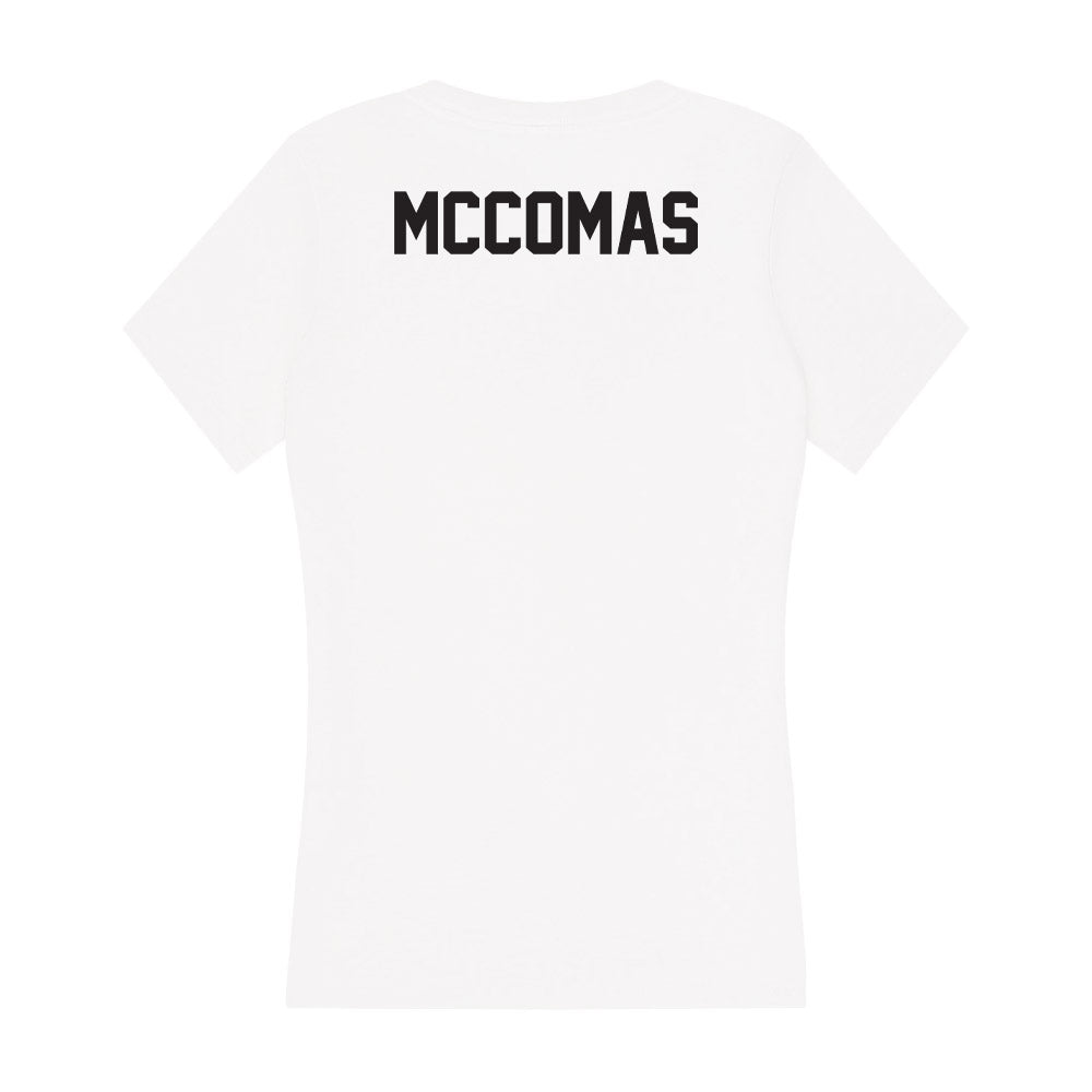 Oklahoma State - NCAA Wrestling : JJ Mccomas - Women's V-Neck T-Shirt-1