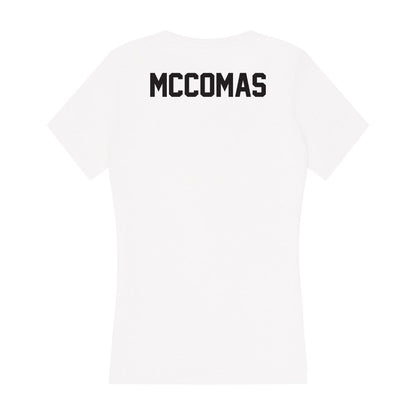 Oklahoma State - NCAA Wrestling : JJ Mccomas - Women's V-Neck T-Shirt-1