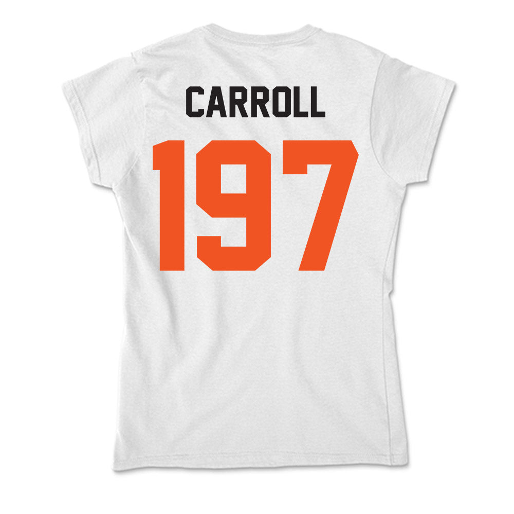 Oklahoma State - NCAA Wrestling : Christian Carroll - Soft Style Women’s T-Shirt-1