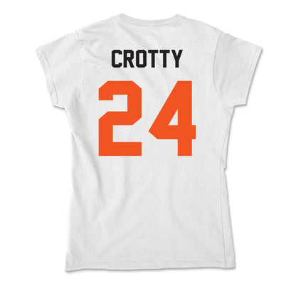 Oklahoma State - NCAA Men's Basketball : Ryan Crotty - Soft Style Women’s T-Shirt-1