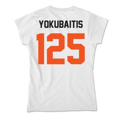 Oklahoma State - NCAA Wrestling : Alex Yokubaitis - Soft Style Women’s T-Shirt-1