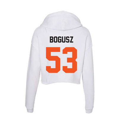 Oklahoma State - NCAA Baseball : Ryan Bogusz - Women's Crop Fleece Hoodie-1