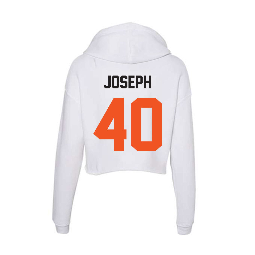 Oklahoma State - NCAA Women's Soccer : Chloe Joseph - Women's Crop Fleece Hoodie-1