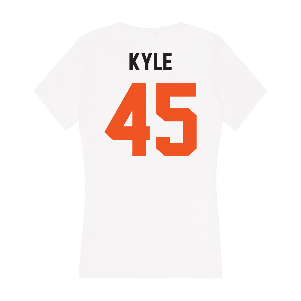 Oklahoma State - NCAA Baseball : Landry Kyle - Women's V-Neck T-Shirt-1