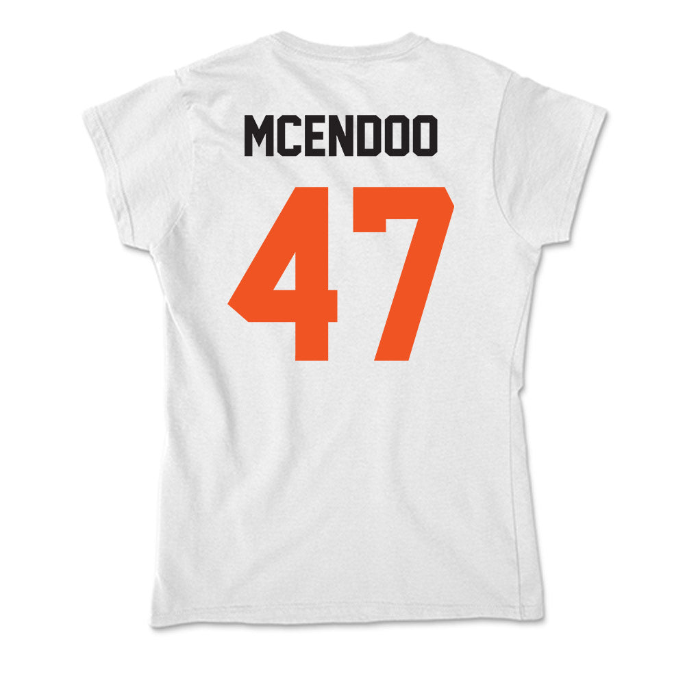 Oklahoma State - NCAA Football : Luke McEndoo - Soft Style Women’s T-Shirt-1