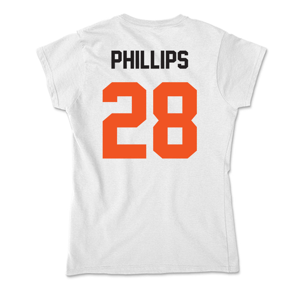 Oklahoma State - NCAA Baseball : Brennan Phillips - Soft Style Women’s T-Shirt-1