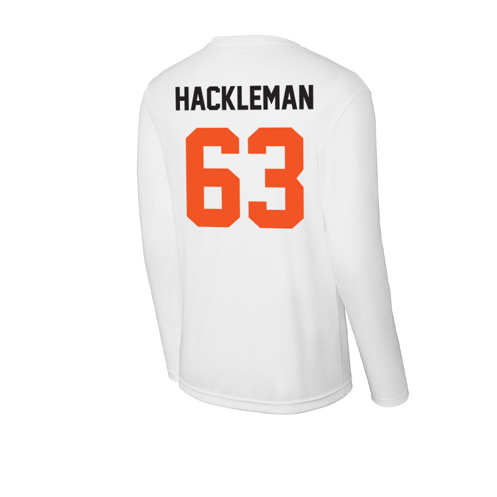 Oklahoma State - NCAA Football : Caleb Hackleman - Activewear Long Sleeve T-Shirt