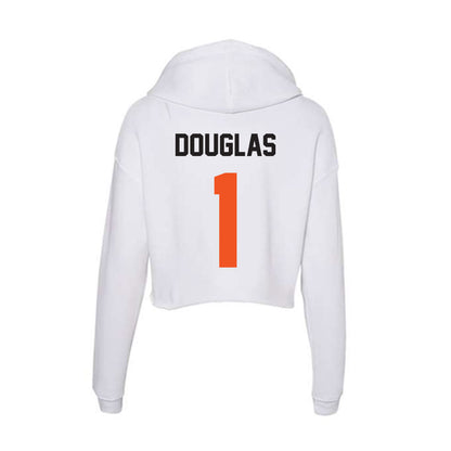 Oklahoma State - NCAA Women's Basketball : Ale'jah Douglas - Women's Crop Fleece Hoodie-1