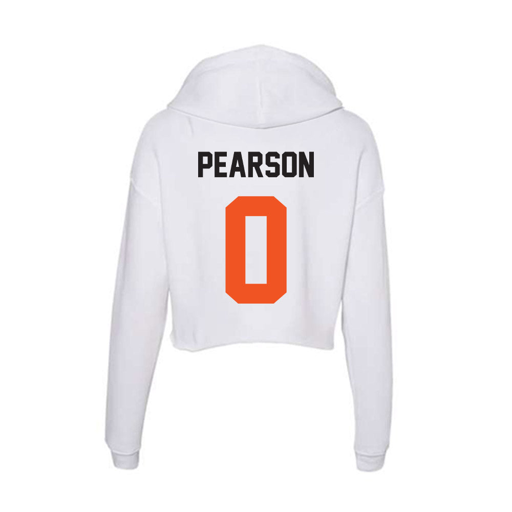 Oklahoma State - NCAA Women's Soccer : Peyton Pearson - Women's Crop Fleece Hoodie-1