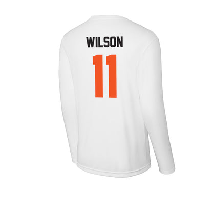 Oklahoma State - NCAA Women's Soccer : Laudan Wilson - Activewear Long Sleeve T-Shirt