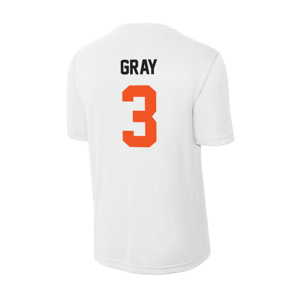 Oklahoma State - NCAA Women's Basketball : Micah Gray - Activewear T-Shirt-1